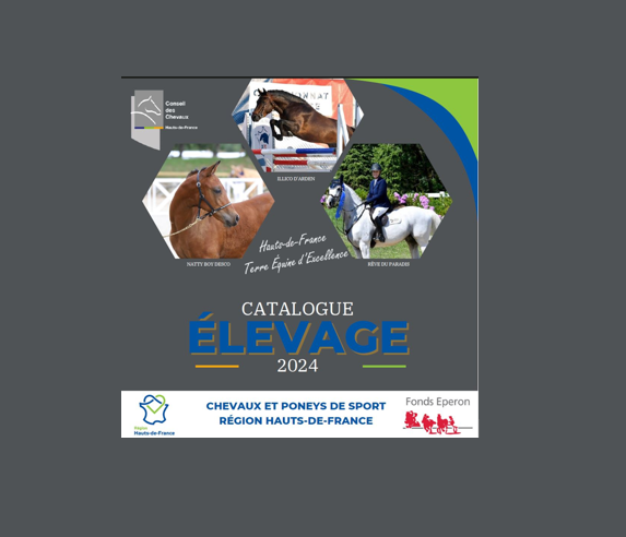 Catalogue Elevage 2024 - Chevaux et poneys de sports Région Hauts-de-France